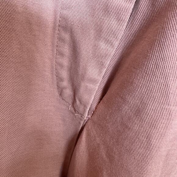 Club Monaco Pink Short Sleeve Boilersuit SIZE 2 Utility Jumpsuit Relaxed $249 - Picture 11 of 11